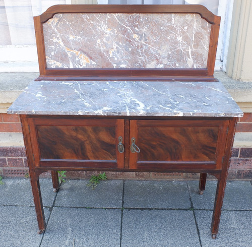 Antique walnut marble - antique, top