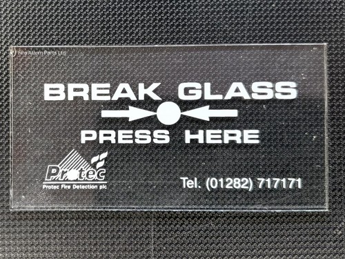 Break glass press - press, here