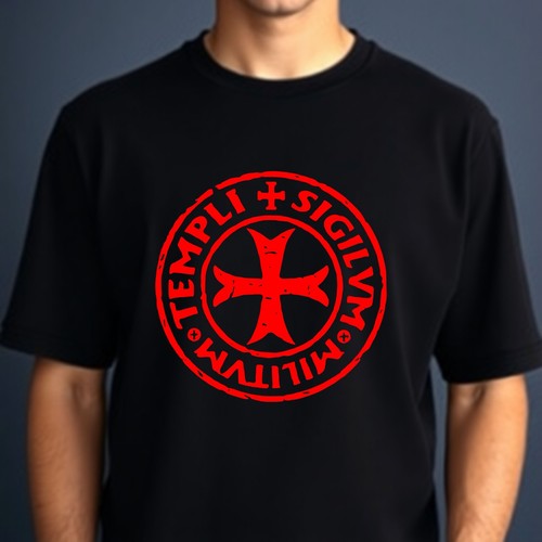 Crusader cross shirt - cross, templar