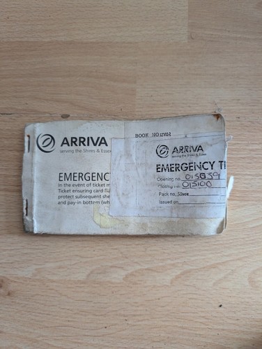 Arriva bus emergency - arriva, ticket