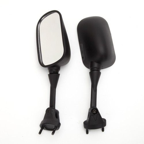 Black motorcycle rearview - black,