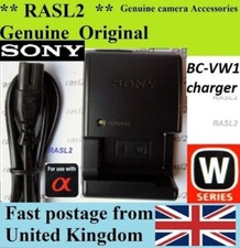 Genuine SONY BC-VW1 Charger for NP-FW50 Nex-7 Nex-6,RX10,A7r Mark II,A6500 A6400