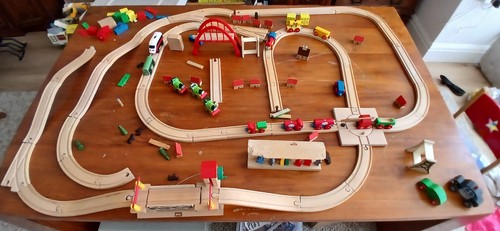 Vintage brio wooden train - vintage,