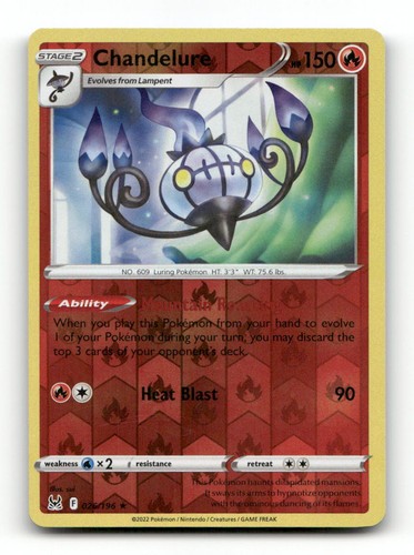 Chandelure 026 196 rare - 026/196, lor