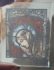 Stained Glass Mary the virgin