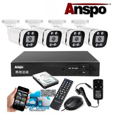 Colour CCTV Camera System HD 1080P DVR Hard Drive Outdoor Home Security Kit UK