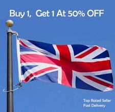 5X3FT Union Jack Large Flag