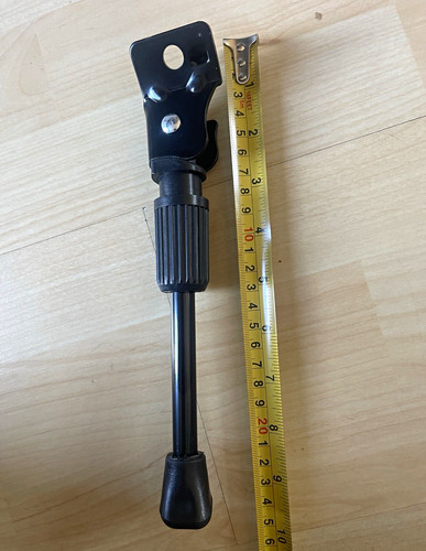 Black metal single leg - single, bicycle