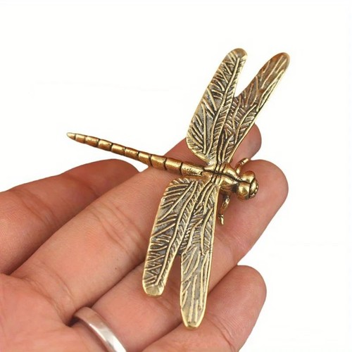 Vintage brass dragonfly - vintage,
