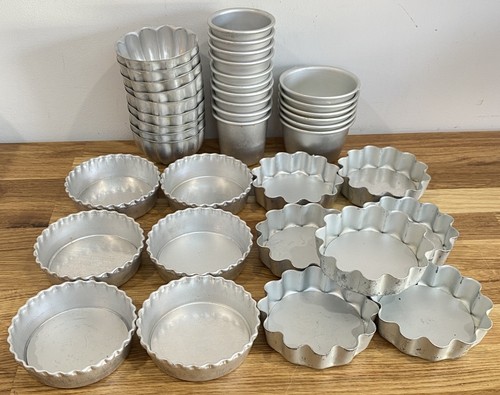 Aluminium fluted pie - pie, tart