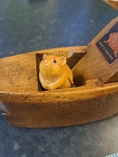 Hand Carved Mouse In A Plane