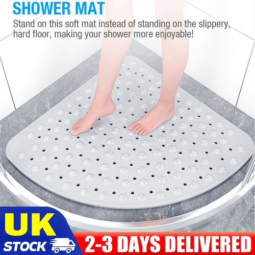 Curved non slip bath mat - curved, for