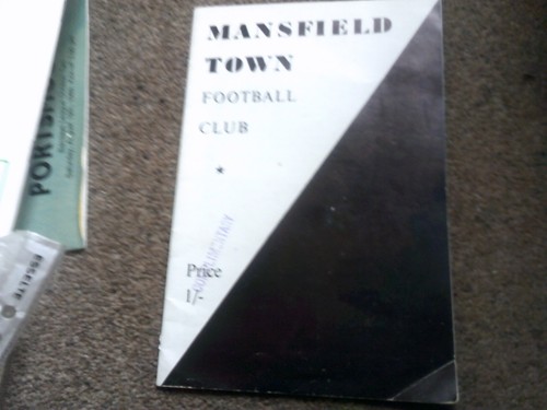 Rare vintage mansfield town - rare,