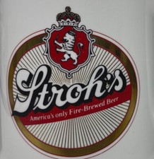 Stroh's Stein Beer Mug Vtg
