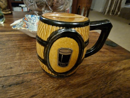 Guinness beer keg pint glass - guinness,