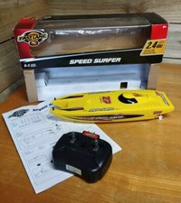 Fast Lane RC Remote Control Speed Surfer Speed Boat - Boxed & Manual - Working 