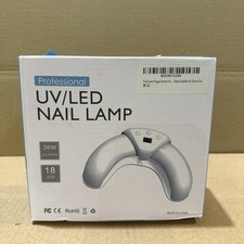Professional UV/LED Nail Lamp In White - 36 Watt - New Boxed - Free Postage 
