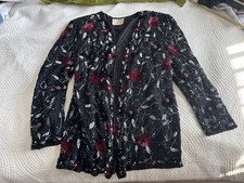 Ann Harvey Silk Beaded Jacket