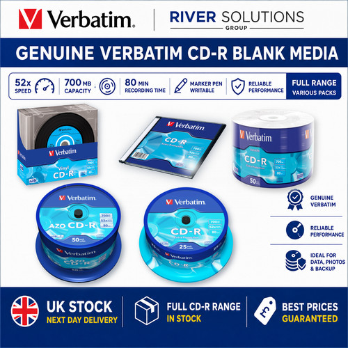 Verbatim blank cds 52x - verbatim,