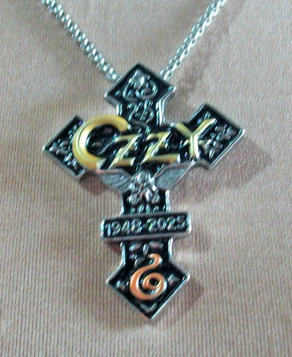 New ozzy cross metal - cross, pendant