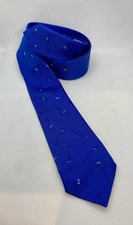 Paul Smith 100% Silk Tie PS Spell Out Design 6cm Made In Italy Gift Present