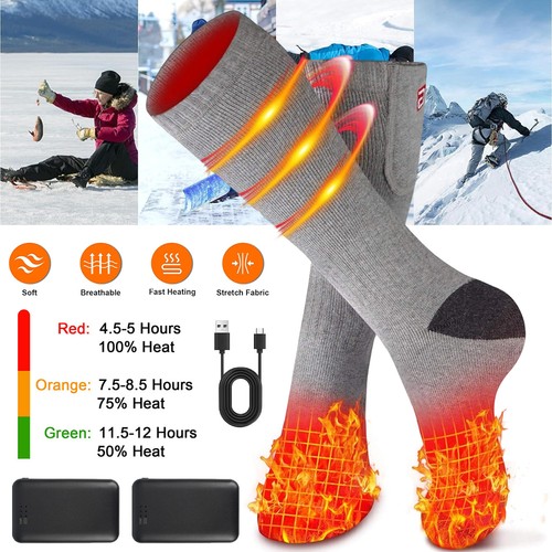 Electric heated socks thermal - socks,