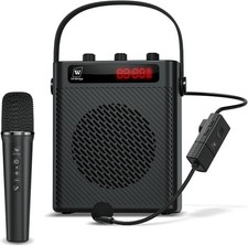 Voice Amplifier Wireless Microphone/Handheld Mic- 40W Portable Microphone and Sp