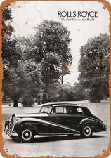 METAL SIGN - 1952 Rolls Royce