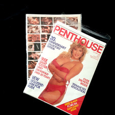 Collectors 20th anniversary Sam Fox and  pets poster near mint  Penthouse