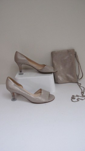 Size silver grey leather - size,
