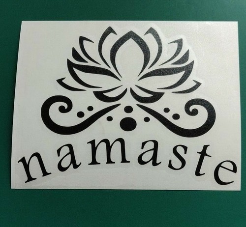 Yoga namaste lotus logo - yoga,