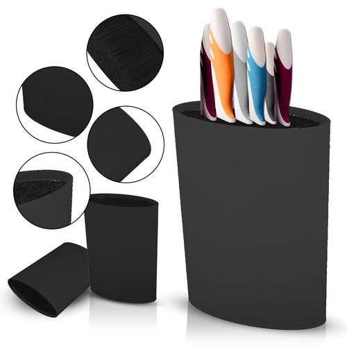 Black knife block holder - knife,