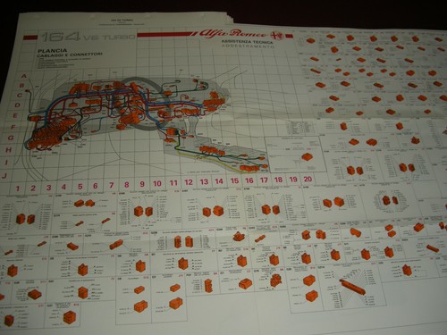 Alfa romeo poster table 164 - romeo,