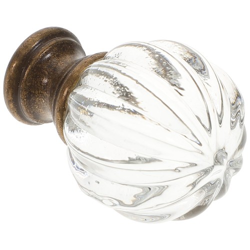 Lamp finial glass ball design - glass,