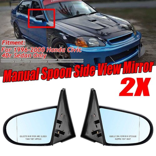 Car spoon rear view - view, side