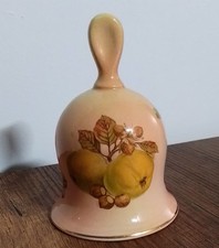 Vintage Royal Worcester Palissy Royale Collection Fruit Dinner Bell Apple