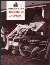 International Farm Tractor Front Loader Brochure Leaflet