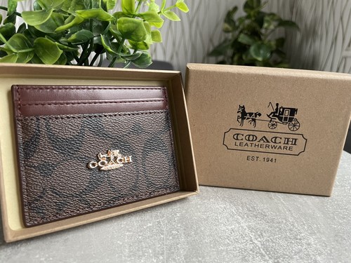 Coach women brown card - brown,