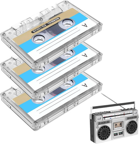 Blank cassette tapes 90min - blank, 90min,3