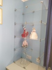 vintage perspex / Acrylic display cubes shelving unit