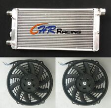 Aluminum Radiator+fans For 1994-1998 Fiat Cinquecento 170 1.1 SPORTING/900
