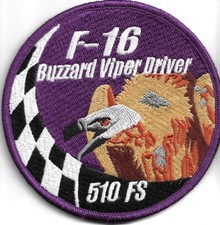 USAF PATCH  510 FS F-16 VIPER