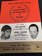 BOXING PROGRAMME JOSE URTAIN V