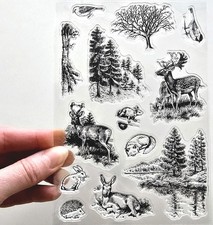 Clear Stamps WOODLAND ANIMALS