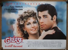 Grease [1978] 20th anniversary + Singalong - pair of rolled UK quad posters