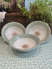 Staffordshire Ironstone - WGH - Satin White - Tudor Star - Cereal Bowls x 3