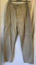 NEXT MENS / TEENS SIZE SMALL W26” SAND CARGO UTILITY COMBAT AUTUMN Y2K TROUSERS