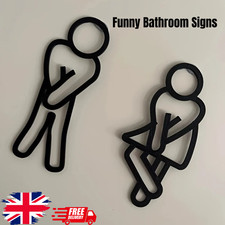 Funny Bathroom Door Sign