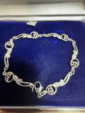Sterling Silver Rennie Mackintosh Collection Bracelet by Carrick - Boxed