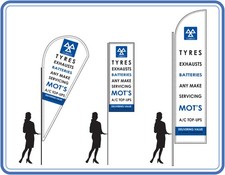 MOT Tyres Feather Flag Kit –